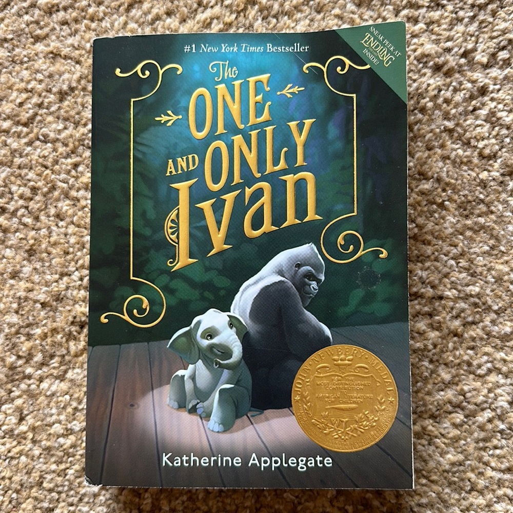 The One and Only Ivan Children’s Literature Softcover Book - Picture 1 of 6